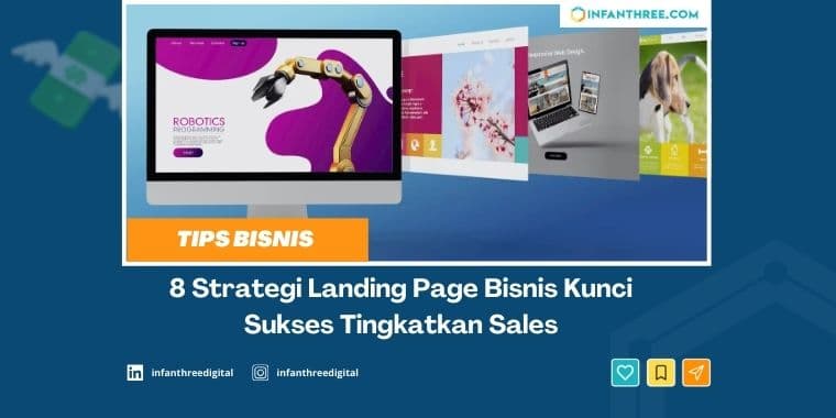 landing page bisnis